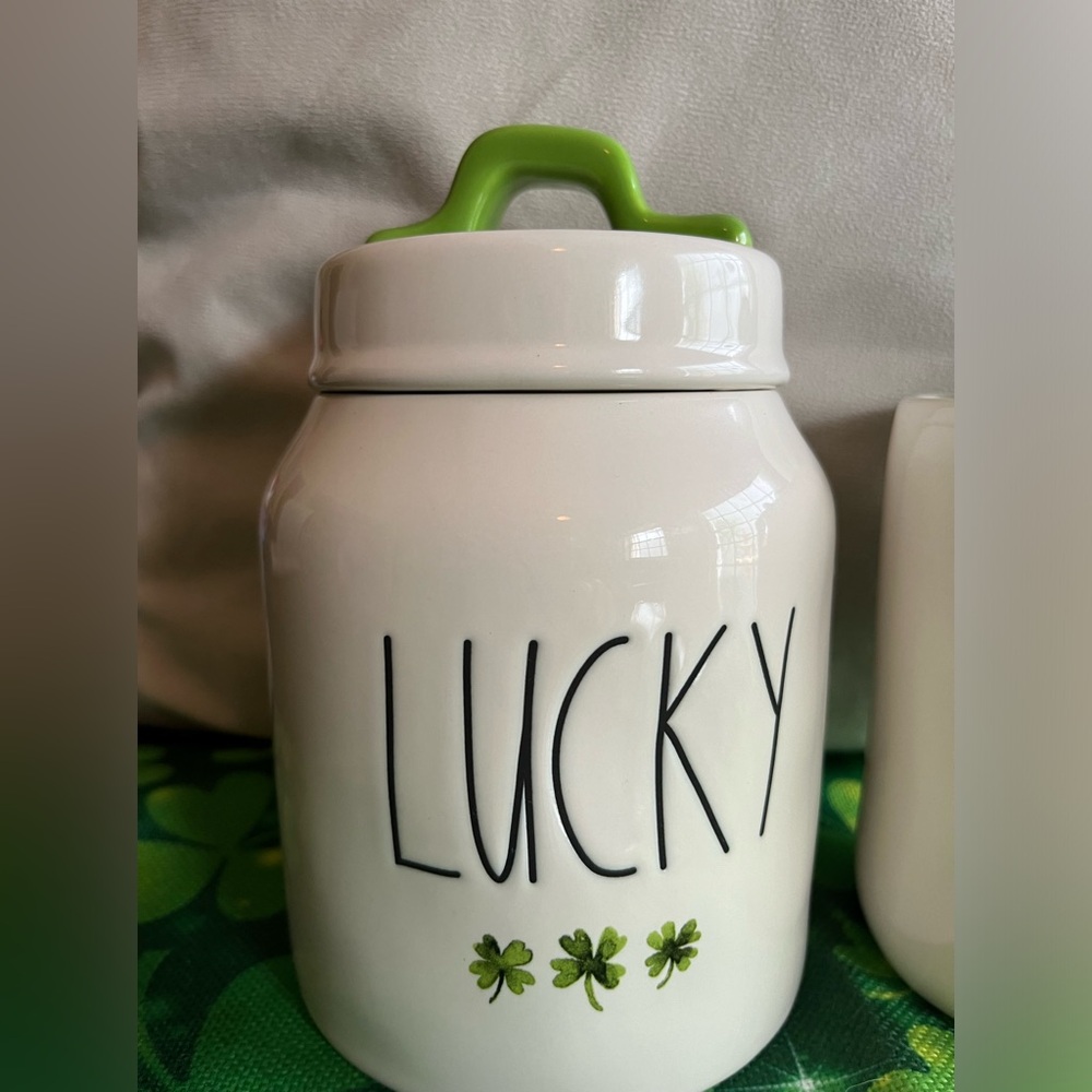 Rae Dunn  LUCKY CANISTER NWT